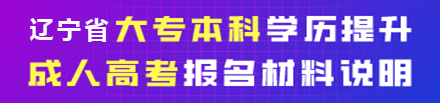 遼寧成人高考報(bào)名材料